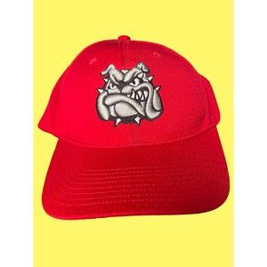 Georgia Bulldogs Baseball Cap Hat Red UGA Embroidered Small/Medium Pacific Pro
